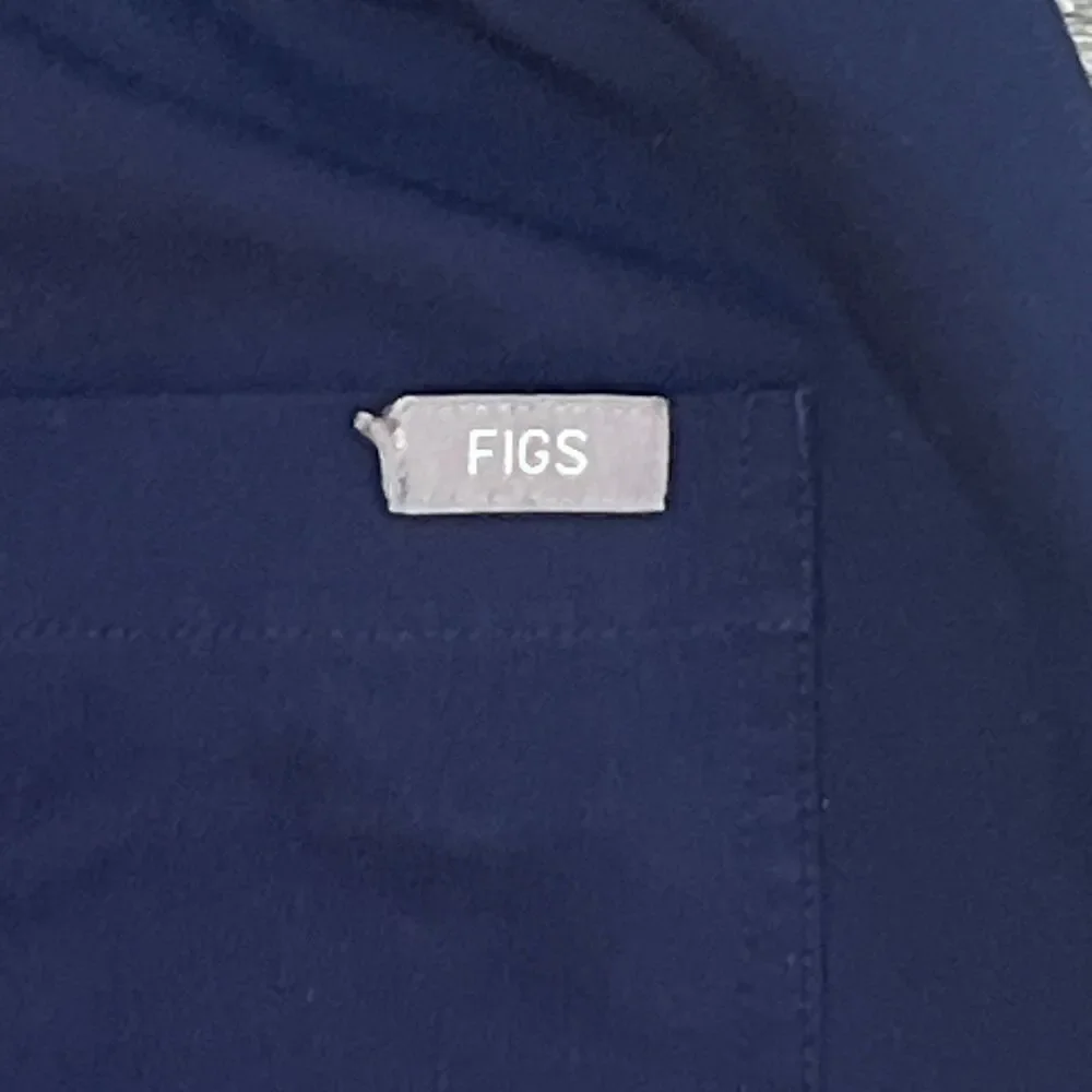 FIGS Cairo Cargo Scrub Pants Navy Blue Technical Collection - Men's Size Large